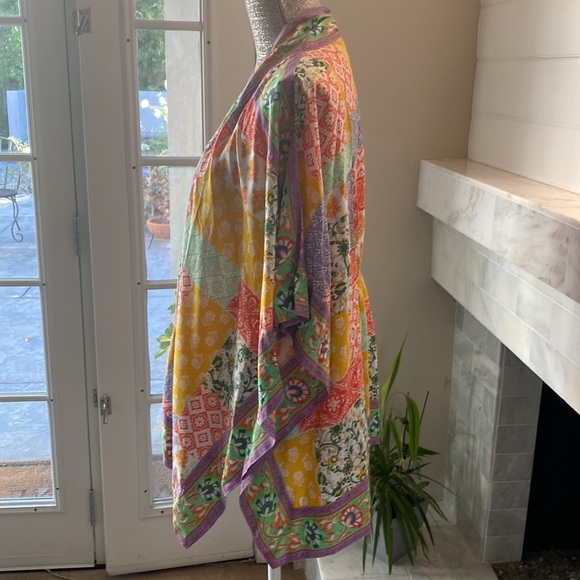Tolani Raelyn Boho Patchwork Modal Kimono Size MP - Picture 5 of 11